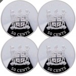FIJI 2021 SILVER 1 OZ 999 4 PROOF COLOURED COINS STREET FIGHTER II 30TH ANNIVERSARY BU IN CAPSULES GOLD AND SILVER BULLION