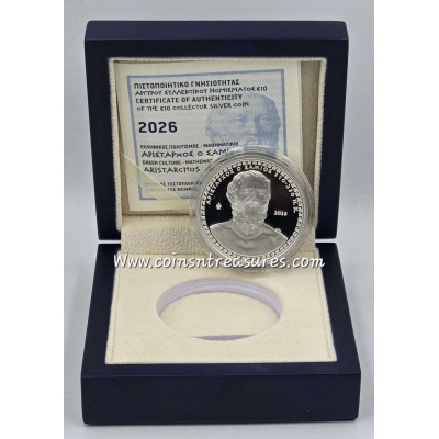 GREECE 2026 Mathematicians ARISTARCHOS OF SAMOS SILVER PROOF COIN