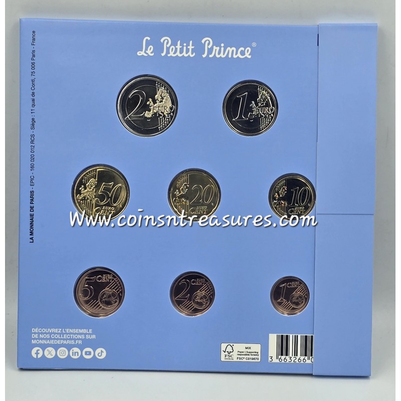 France The Little Prince Coin mini set BU Quality Year date 2026 WORLD COINS