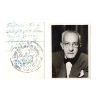 CYPRUS 1935 2 PASSPORT PHOTOGRAPHS BOTH CERTIFIED & STAMPED BY MUKHTAR