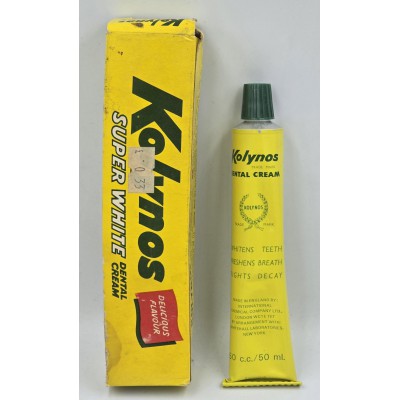 Kolynos Cyprus Vintage Dental Cream Toothpaste in original package 50 cc