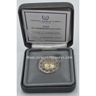 Cyprus 2024 accession to the European Union 2 euro coin Proof box + coa