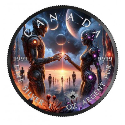 ASTRONAUTS II 2024 1 Oz Silver Coin 5 Dollars Canada