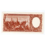 ARGENTINA 100 PESOS BANKNOTE 1957 UNC p272a WORLD BANKNOTES