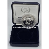 CYPRUS 2008 SILVER PROOF ENTRY TO EURO BOX + COA