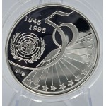 Belgium 1995 50th Anniversary of United Nations Silver Coin WORLD COINS