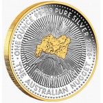 Australian Nugget 1 Oz Silver Gilded Proof Coin 2026 GOLD AND SILVER BULLION