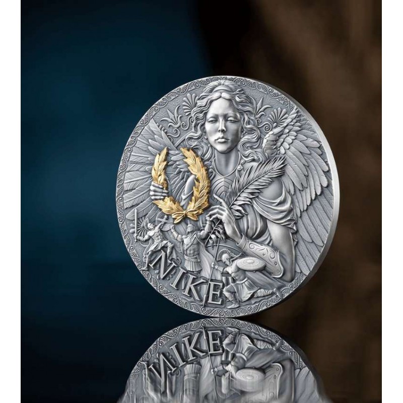 Nike 2024 Great Greek Mythology 2 Oz Silver Coin GOLD AND SILVER BULLION