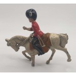 LEAD BRITISH HORSEMAN SOLDIER VINTAGE TOY ANTIQUES & OTHER COLLECTIBLES