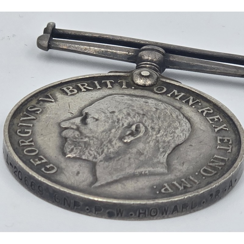 GREAT BRITAIN UK SILVER WWI KGV 1914 - 1918 BRITISH WAR MEDAL ANTIQUES & OTHER COLLECTIBLES
