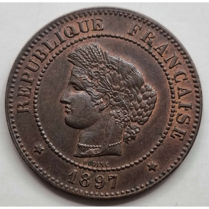 FRANCE 5 Centimes 1897 A coin WORLD COINS