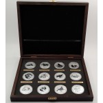 AUSTRALIA 2008 - 2019 LUNAR II SERIES SILVER PROOF COIN SET GOLD AND SILVER BULLION