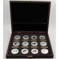 AUSTRALIA 2008 - 2019 LUNAR II SERIES SILVER PROOF COIN SET