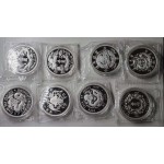 CHINA 2018-2021 SILVER 1 Oz DRAGON DOLLAR COMPLETE SERIES GOLD AND SILVER BULLION