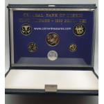 CYPRUS 1983 YEAR FIRST DECIMAL PROOF COIN SET IN LUXURY CASE WORLD COINS
