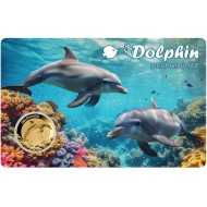 Dolphin 1/1000 Oz Gold coin 3000 Francs Chad 2025