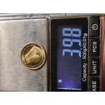 CYPRUS 1966 GOLD HALF POUND SOVEREIGN MAKARIOS GEM UNC IN ORIGINAL SLEEVE FROM CENTRAL BANK WORLD COINS