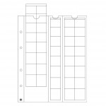 Optima 5 coin sheets, for Euro Sets up to 26 mm Ø, clear ACCESSORIES & SUPPLIES