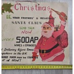 Cyprus Vintage AD Sign SODAP WHINES 1970 X'MAS GIFTS UK ANTIQUES & OTHER COLLECTIBLES