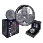 NIUE 2023 $1 Chess King 1oz Silver Black Proof Coin GOLD AND SILVER BULLION