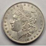 USA MORGAN SILVER DOLLAR COIN 1884 O UNC WORLD COINS