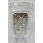 Rectangular Coin Capsules 29 x 50mm for 1 oz ROYAL MINT silver bar 10 PIECES GOLD AND SILVER BULLION