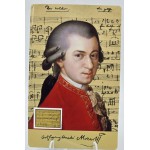 Mozart Classical Composer 1/1000 Oz Gold Coin card GOLD AND SILVER BULLION