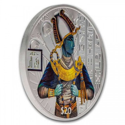 Sierra Leone 2023 Egyptian Gods Osiris 2 Oz Silver coin