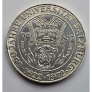 AUSTRIA 1972 SILVER 50 SCHILLING COIN Salzburg University