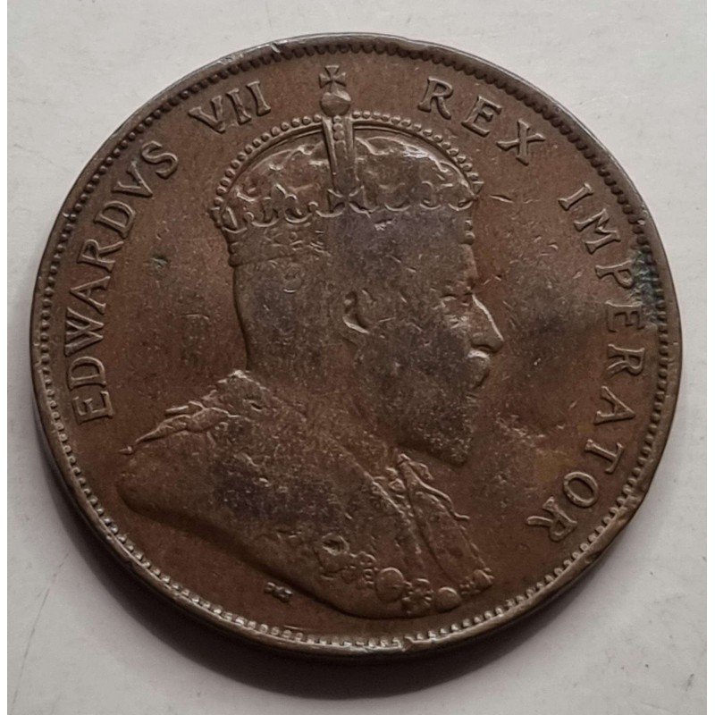 CYPRUS 1 PIASTRES 1908 KING EDWARD COIN IN VF CONDITION WORLD COINS