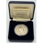 CYPRUS 2000 RARE SILVER PROOF 1 POUND WWF SKALIFOURTA BIRD WORLD COINS