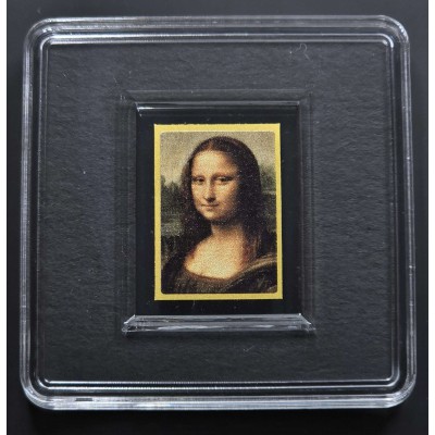 Tokelau Coin Bar 1/500 .999 Gold Mona Lisa Da Vinci