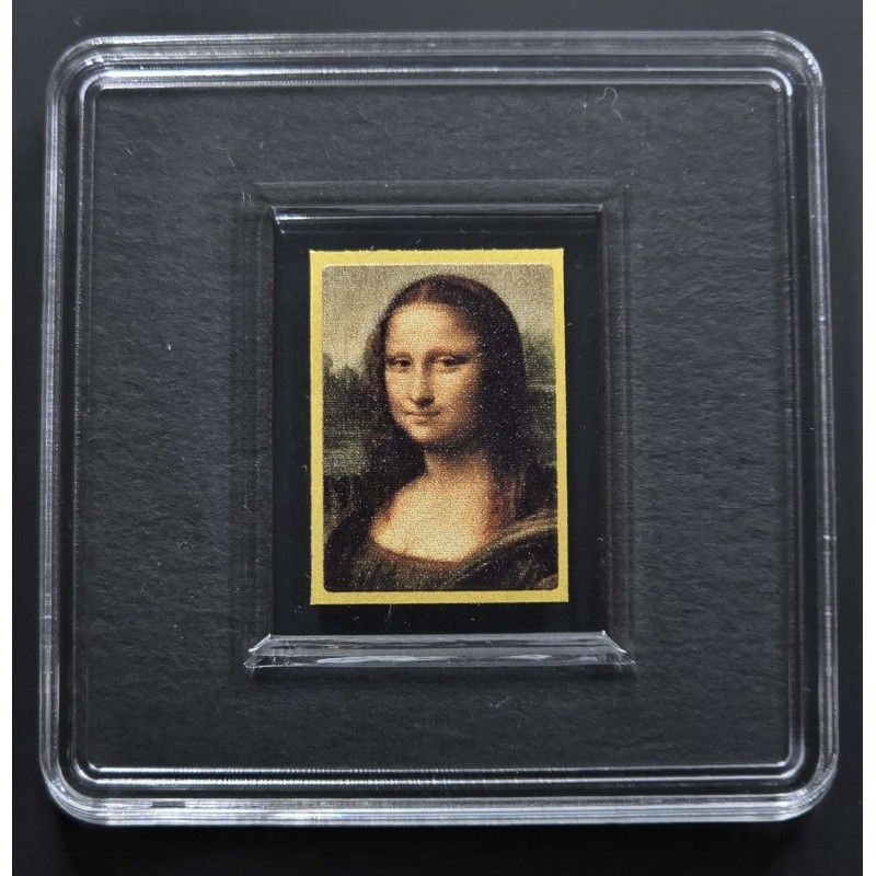 Tokelau Coin Bar 1/500 .999 Gold Mona Lisa Da Vinci GOLD AND SILVER BULLION