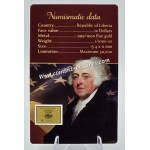 Presidents of the USA John Adams 1/1000 Oz Gold Coin GOLD AND SILVER BULLION