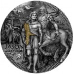 JASON AND CHIRON ARGONAUTS SERIES 2022 2 OZ NIUE ULTRA HIGH RELIEF ANTIQUE FINISH SILVER COIN GOLD AND SILVER BULLION