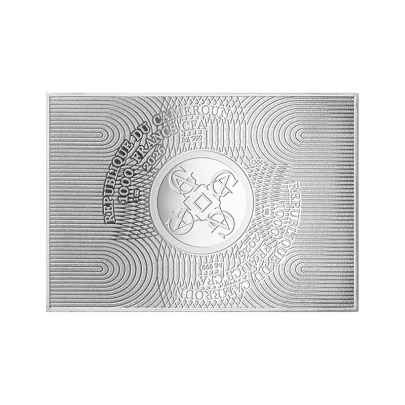 BIRTH OF VENUS 2026 Botticelli 1 Oz Silver Coin Bar Cameroon GOLD AND SILVER BULLION