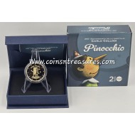 Italy 2 Euro coin Pinocchio 2026 Proof BE