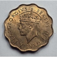 CYPRUS 1/2 PIASTRE 1949 COIN OF KGVI RED UNC