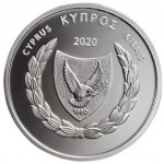 CYPRUS 2020 SILVER PROOF COIN 5 EURO LEDA AND THE SWAN WORLD COINS