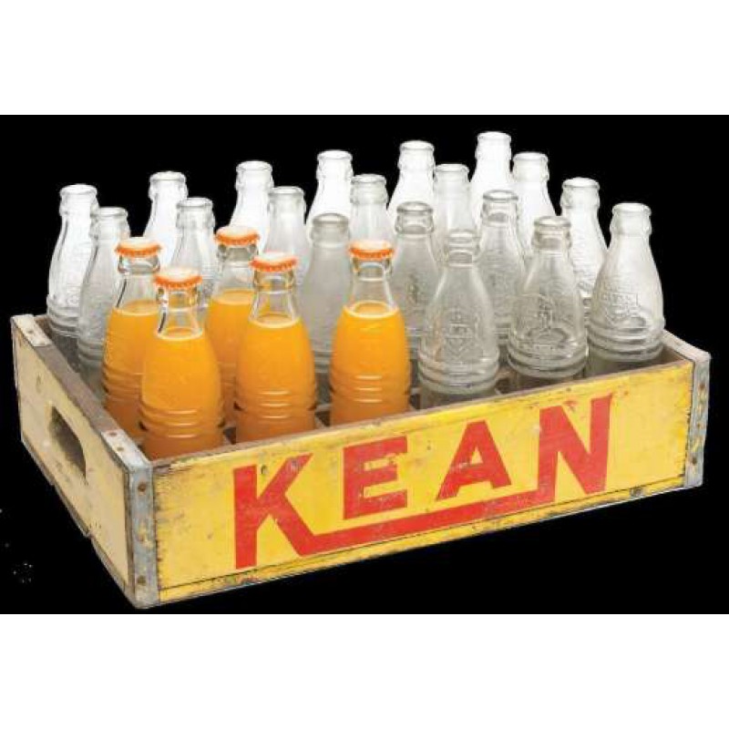 Cyprus Vintage KEAN Orange Soda First Bottle 1950 ANTIQUES & OTHER COLLECTIBLES