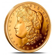 1 oz 999 Morgan Dollar Fine Copper Round coin