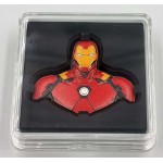 IRON MAN Marvel Shaped 1 Oz Silver Coin .999 Niue 2023 GOLD AND SILVER BULLION