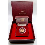 CYPRUS 2004 GOLD PROOF TRITONAS COIN BOX + COA