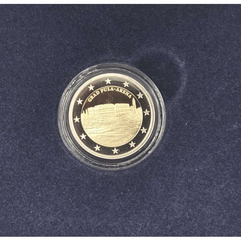 Croatia City of Pula Arena 2 EURO 2025 Proof coin WORLD COINS