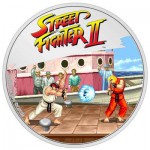 STREET FIGHTER II SILVER 1oz 30TH ANNIVERSARY VIDEO GAME PROOF COIN NZT IN ARCADE MACHINE GOLD AND SILVER BULLION