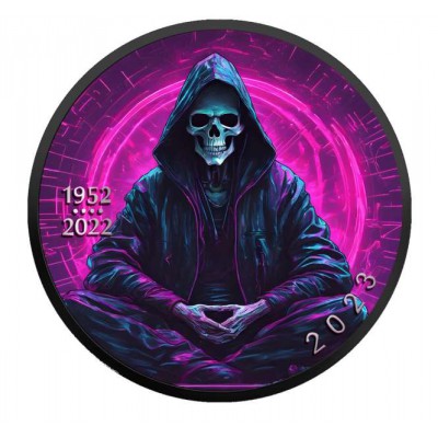 GRIM REAPER Who I Am Going To Kill 1 Oz Silver Coin Canada 2023
