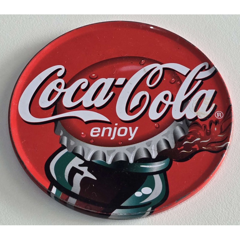 Cyprus Retro coca cola medal coasters AD 1990 's ANTIQUES & OTHER COLLECTIBLES