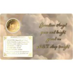 GUARDIAN ANGEL II 1/1000 Oz .999 Gold in Coin card 2024 GOLD AND SILVER BULLION