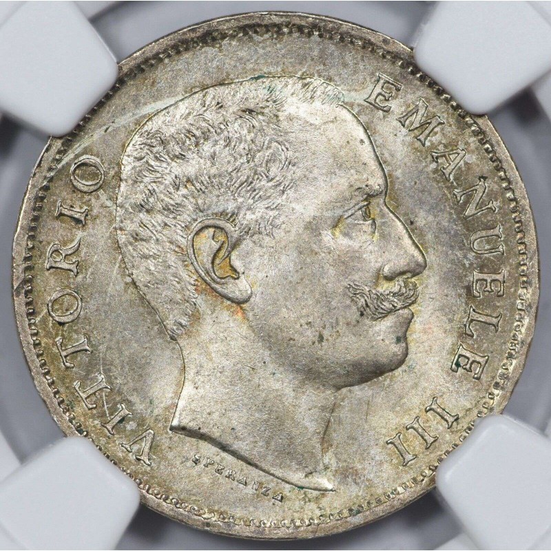 ITALY SILVER LIRA 1906 R NGC MS65 TOP POP FINEST KNOWN WORLD COINS