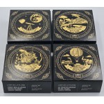 France 2025 Jules Verne Complete Set of 4 Proof Silver Coin WORLD COINS